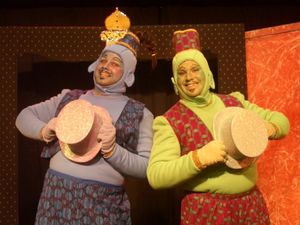 Jordan Stocksdale as the Geniie of the Ring and Jeremy Trammelle as the Genie of the Lamp @ BroadwayWorld Jordan Stocksdale as the Geniie of the Ring and Jeremy Trammelle as the Genie of the Photo